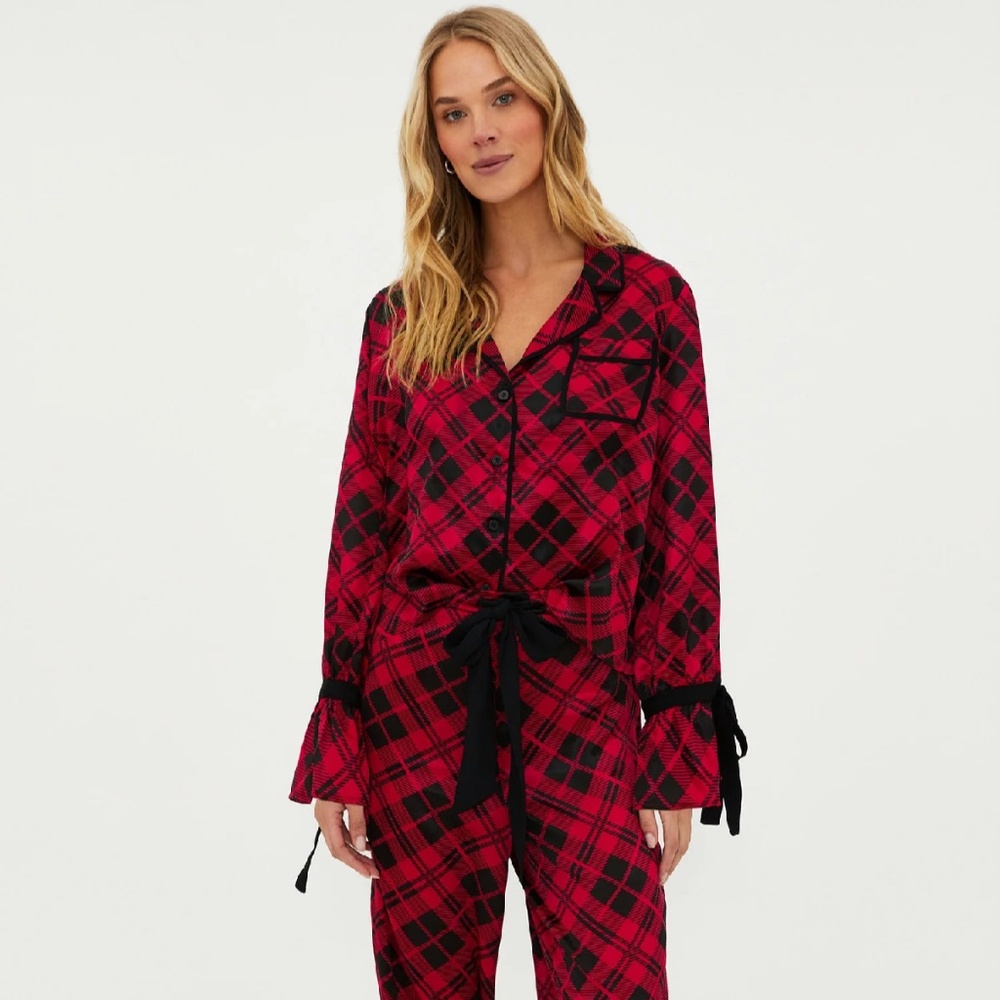 Beach Riot-Lee Anne & Brook Set- Merry Plaid Pajamas